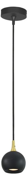 Lustră pe cablu FAVORI 1xGU10/5W/230V neagră Lucide 09434/01/30