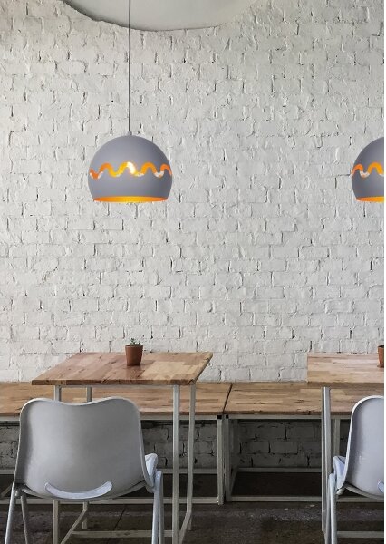 Lustră pe cablu CORENTIN 1xE27/60W/230V gri Lucide 30484/28/36