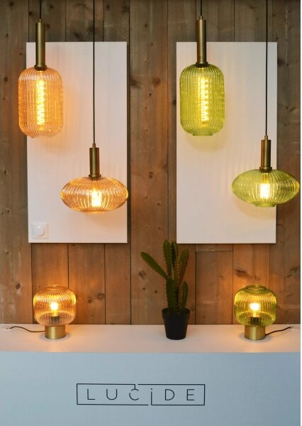 Lustră pe cablu MALOTO 1xE27/40W/230V d. 30 cm verde Lucide 45386/30/33
