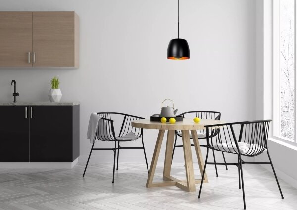 Lustră pe cablu NOLAN 1xE27/60W/230V neagră Lucide 30488/01/30