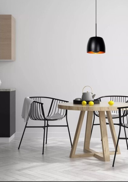 Lustră pe cablu NOLAN 1xE27/60W/230V neagră Lucide 30488/01/30