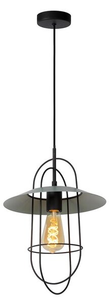 Lustră pe cablu MASSON 1xE27/40W/230V turcoaz Lucide 74309/01/37