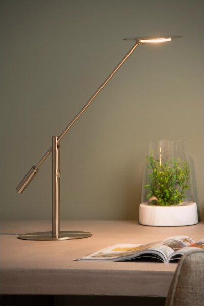 Lampă LED de masă dimabilă ANSELMO LED/9W/230V crom Lucide 19666/09/12