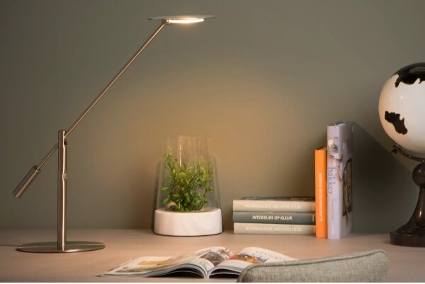 Lampă LED de masă dimabilă ANSELMO LED/9W/230V crom Lucide 19666/09/12