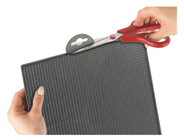 Scurgător de vase gri din cauciuc 40x30 cm Maxi – Wenko