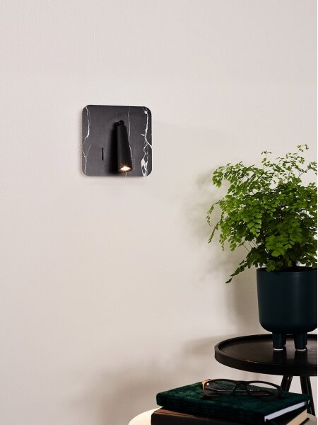 Spot LED de perete OREGON LED/4W/230V negru Lucide 77282/03/30