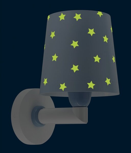 Aplică pentru copii STAR LIGHT 1xE27/60W/230V albastră Dalber 82219T