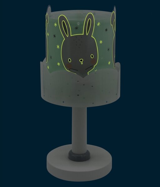 Lampă pentru copii BUNNY 1xE14/40W/230V verde Dalber 61151H