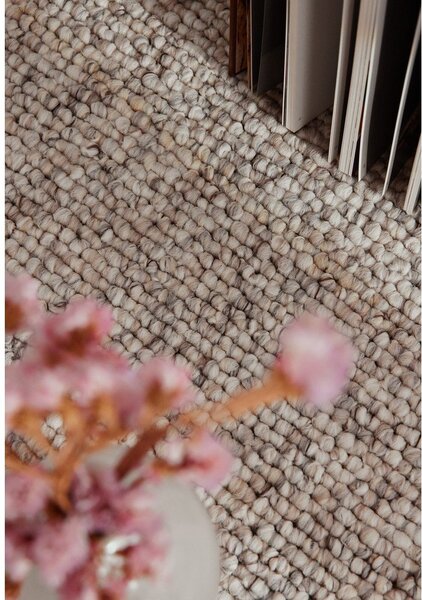 Covor gri/crem lavabil 240x340 cm Rocco Dark Cream – Elle Decoration