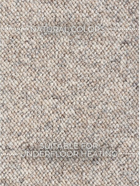 Covor gri/crem lavabil 240x340 cm Rocco Dark Cream – Elle Decoration