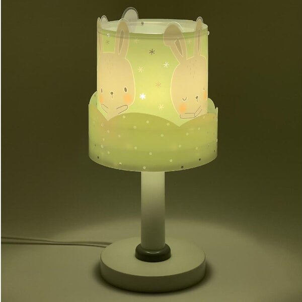 Lampă pentru copii BUNNY 1xE14/40W/230V verde Dalber 61151H