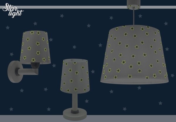Lustră pentru copii STAR LIGHT 1xE27/60W/230V albă Dalber 82212B