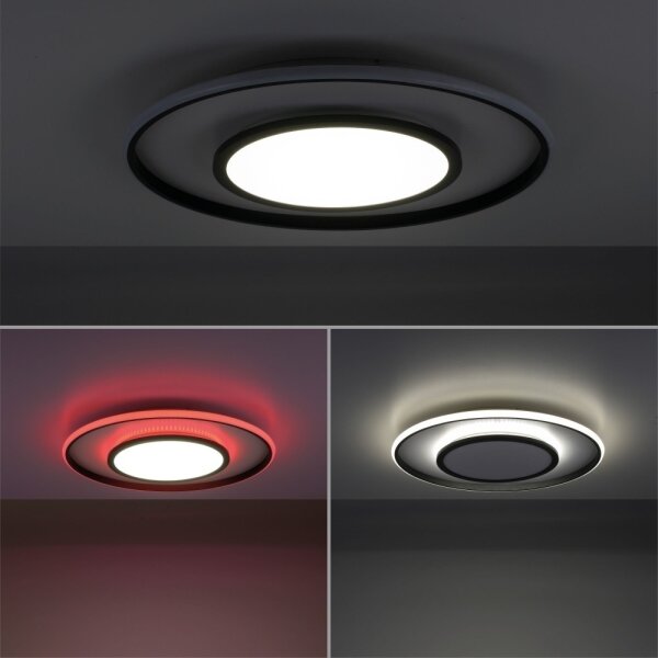 Plafonieră LED RGB dimabilă ARENDA LED/31W/230V Leuchten Direkt 11627-18 + telecomandă
