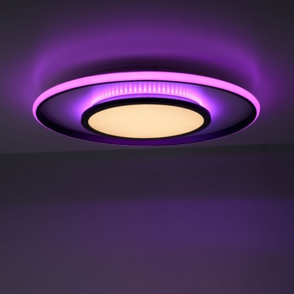 Plafonieră LED RGB dimabilă ARENDA LED/31W/230V Leuchten Direkt 11627-18 + telecomandă