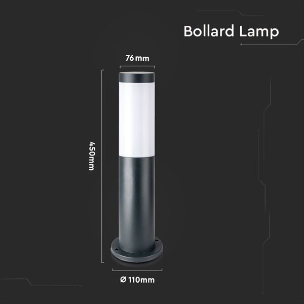 Lampă de exterior 1xE27/60W/230V IP44 45cm antracit