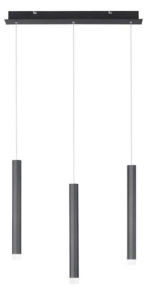 Lustră LED pe cablu 3xLED/4,8W/230V neagră Leuchten Direkt 15203-18