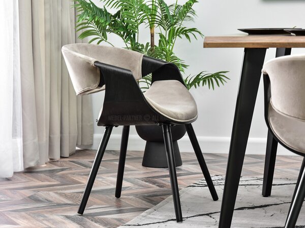 Scaun Bjorn K (bej + negru). Promo -13%. 1110930