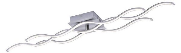 Lustră LED aplicată WAWE LED/28W/230V crom mat Leuchten Direkt 15166-55