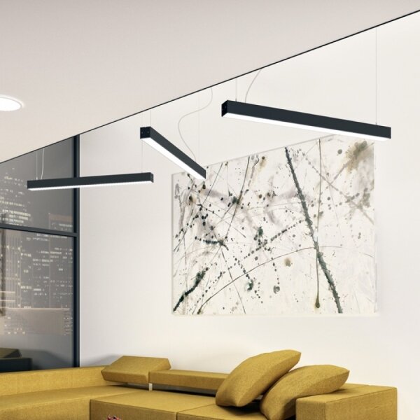 Lustră LED pe cablu PESANTE LED/40W/230V neagră RED-Design Rendl-R12721