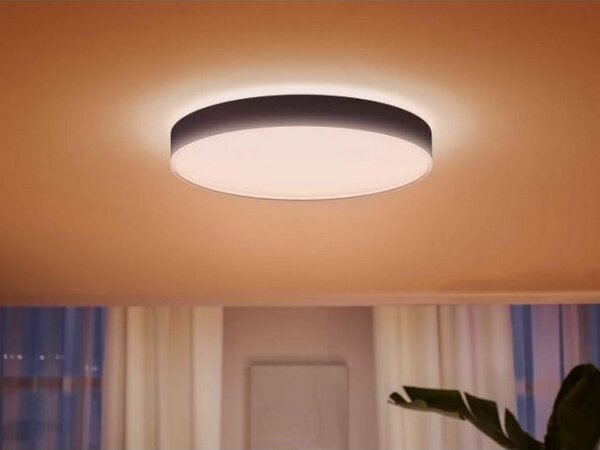 Philips - Plafonieră LED reglabilă Hue ENRAVE XL LED/48W/230V neagră + telecomandă