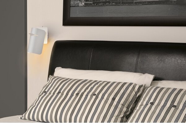 Lampă de perete SMILE 1xE27/15W/230V albă FARO 62130