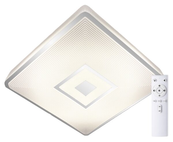 Plafonieră LED RGB dimabilă LED/24W/230V pătrată Top Light + telecomandă