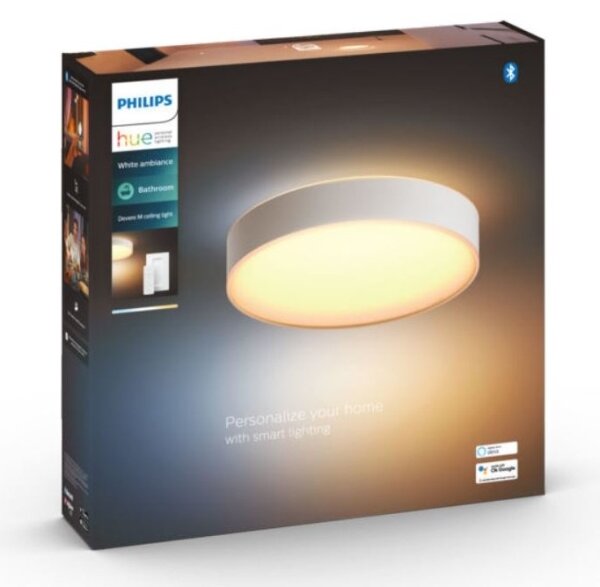 Plafonieră LED pentru baie dimabilă Hue LED/19,2W/230V IP44 d. 381 mm Philips + telecomandă