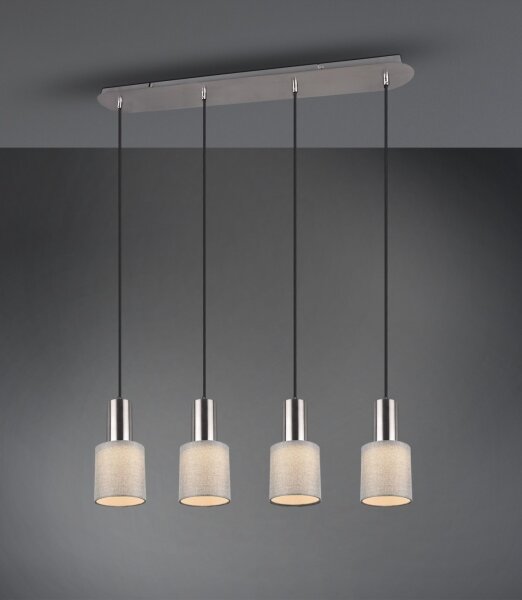 Lustră pe cablu WAILER 4xGU10/5W/230V gri Trio