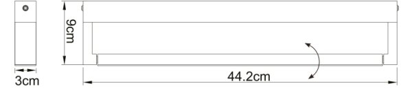 Globo 41498B - Aplică LED pentru baie SUSI LED/12W/230V IP44