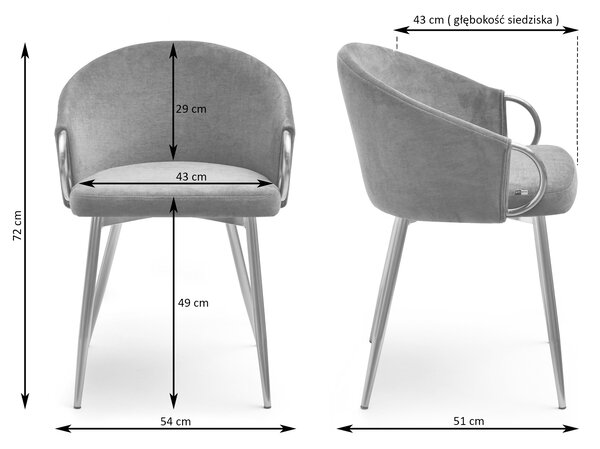 Scaun Carma K (nisipiu + auriu). Promo -14%. 1111001
