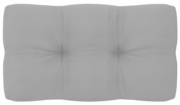 Pernă canapea din paleți, gri, 70 x 40 x 12 cm