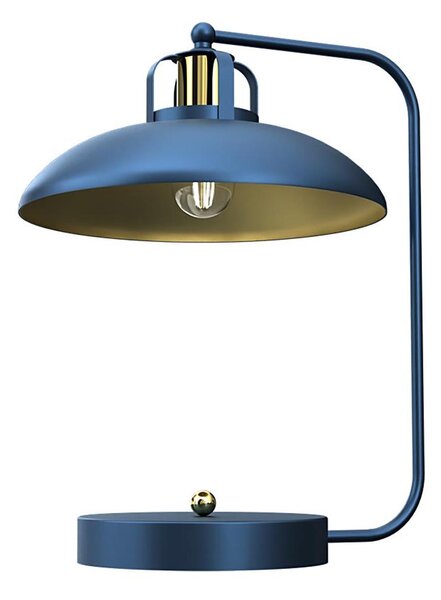 Lampă de masă FELIX 1xE27/60W/230V albastră