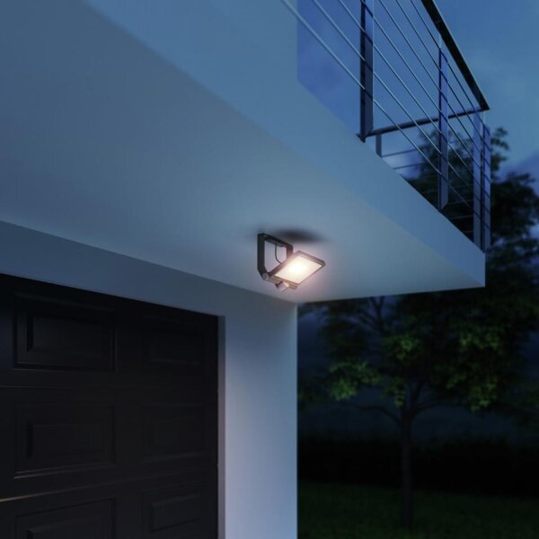 Proiector LED cu senzor LED/42,6W/230V 3000K IP44 antracit Steinel 065263