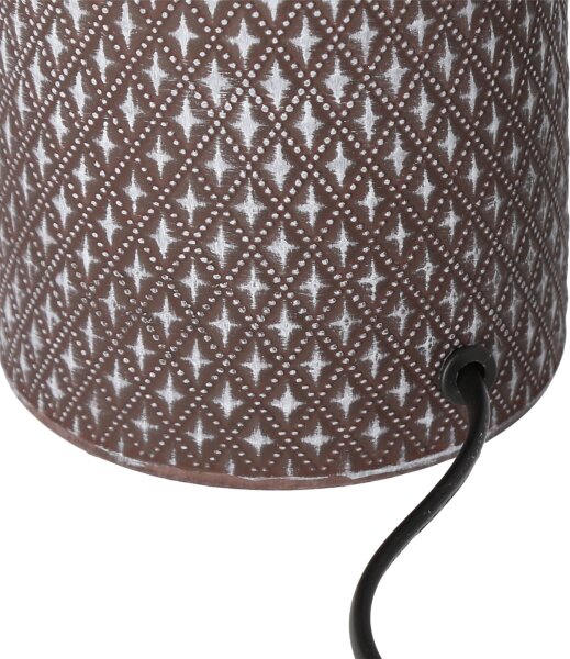 Lampă de masă INER 1xE14/40W/230V maro