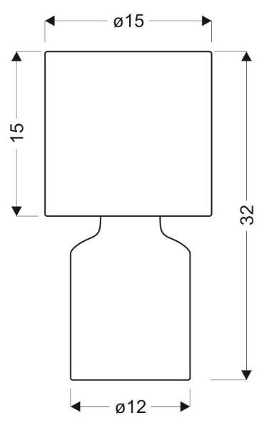 Lampă de masă INER 1xE14/40W/230V roz
