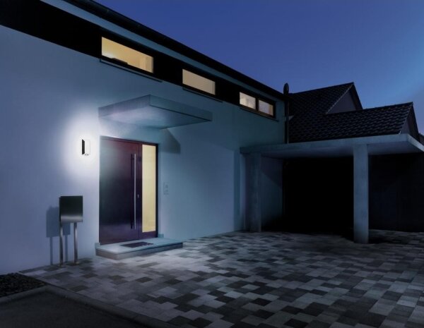 Aplică de exterior cu senzor L 30 S 1xE27/60W/230V IP44 antracit Steinel 068899