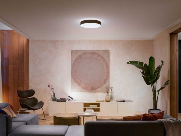 Philips - Plafonieră LED reglabilă Hue ENRAVE L LED/33,5W/230V neagră + telecomandă