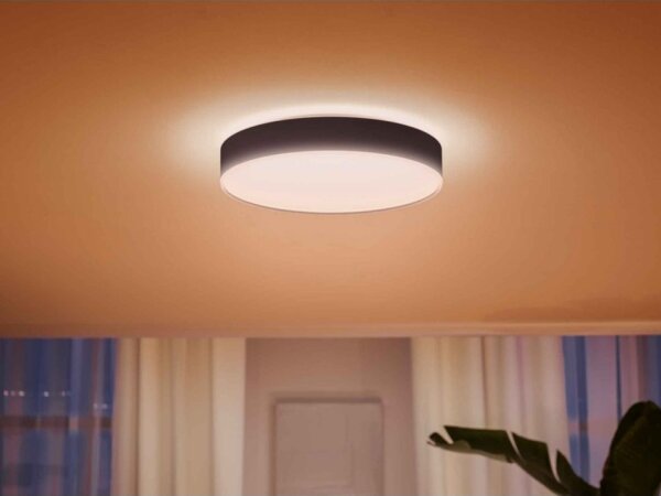 Philips - Plafonieră LED reglabilă Hue ENRAVE L LED/33,5W/230V neagră + telecomandă