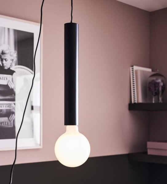 Markslöjd 108260 - Lustră pe cablu SENCILLO 1xE27/40W/230V negru