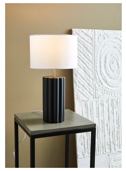Lampă de masă COLUMN 1xE14/18W/230V neagră Markslöjd 108221