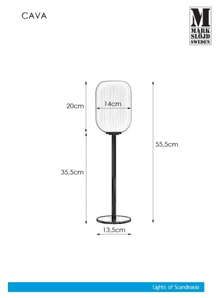 Lampă de masă CAVA 1xE14/40W/230V aurie Markslöjd 108251