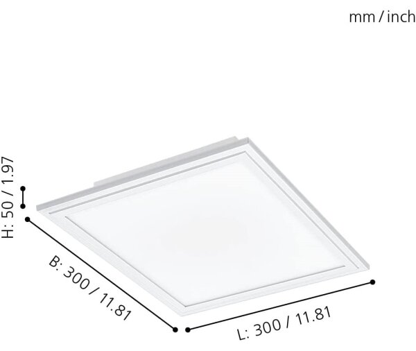 Plafonieră LED dimabilă SALOBRENA-Z LED/15,3W/230V alb Eglo 900044