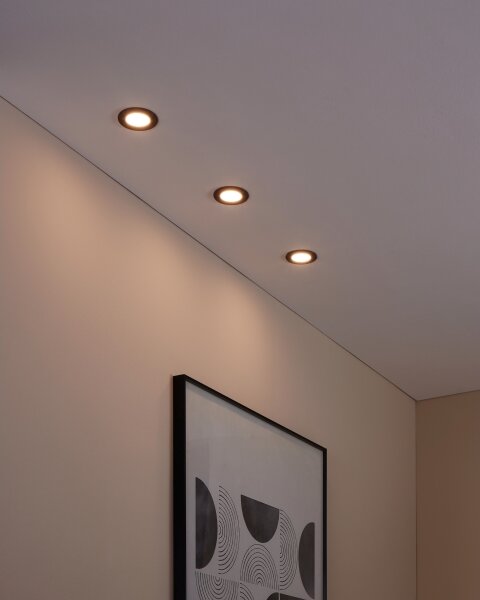 Eglo 31743 - Set 3x corpuri de iluminat LED reglabile FUEVA-Z, LED/2,8W/230V, IP44, negru