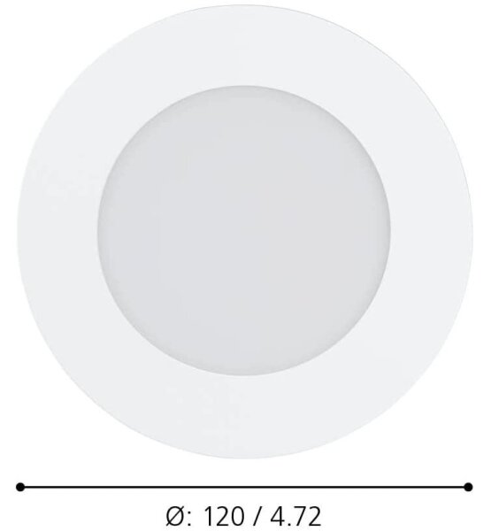 Eglo 900101 - Corp de iluminat LED reglabil pentru baie FUEVA-Z, LED/5,4W/230V, IP44