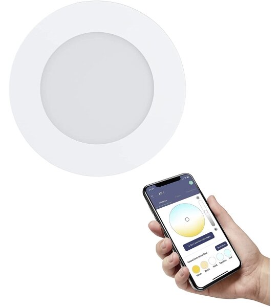 Eglo 900101 - Corp de iluminat LED reglabil pentru baie FUEVA-Z, LED/5,4W/230V, IP44