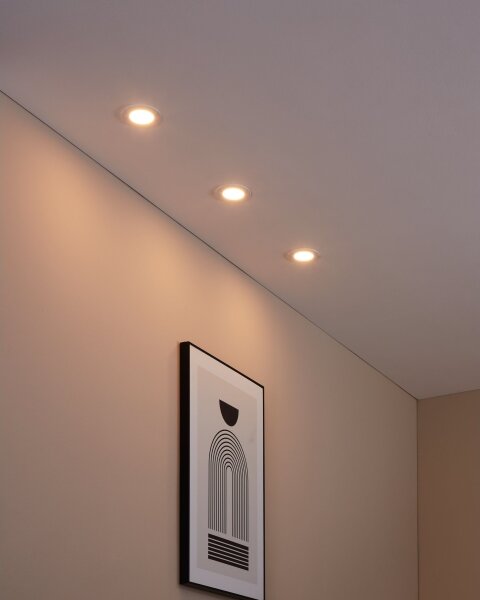 Eglo 900099 - Set 3x LED FUEVA-Z, corp de iluminat dimabil, LED/2,8W/230V IP44