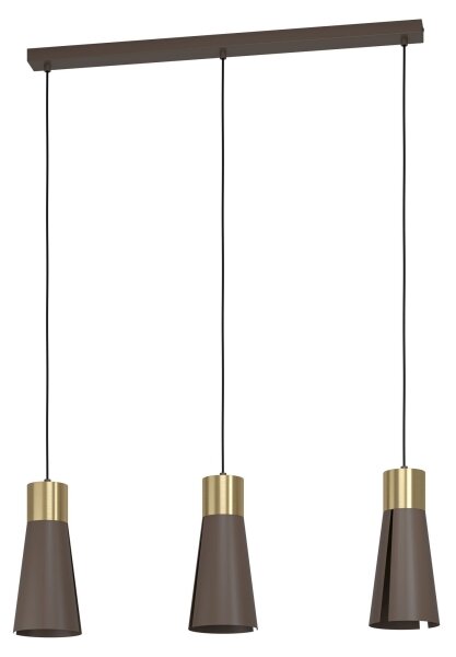 Eglo 98839 - Lustră LED suspendată pe cablu LOSALOMAS 3xGU10/4,5W/230V