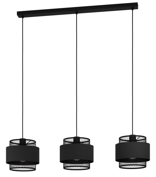 Lustră pe cablu BAZELY 3xE27/40W/230V Eglo 43669