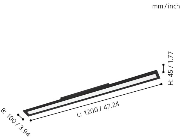 Plafonieră LED dimabilă SALOBRENA-Z LED/33,5W/230V Eglo 900095