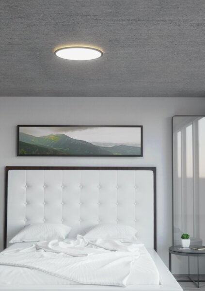 Plafonieră LED RGBW dimabilă ROVITO-Z LED/16,5W/230V negru Eglo 900092